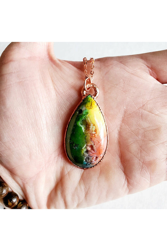 Rainbow Agate Necklace