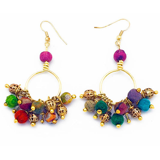 Aasha Cluster Earrings