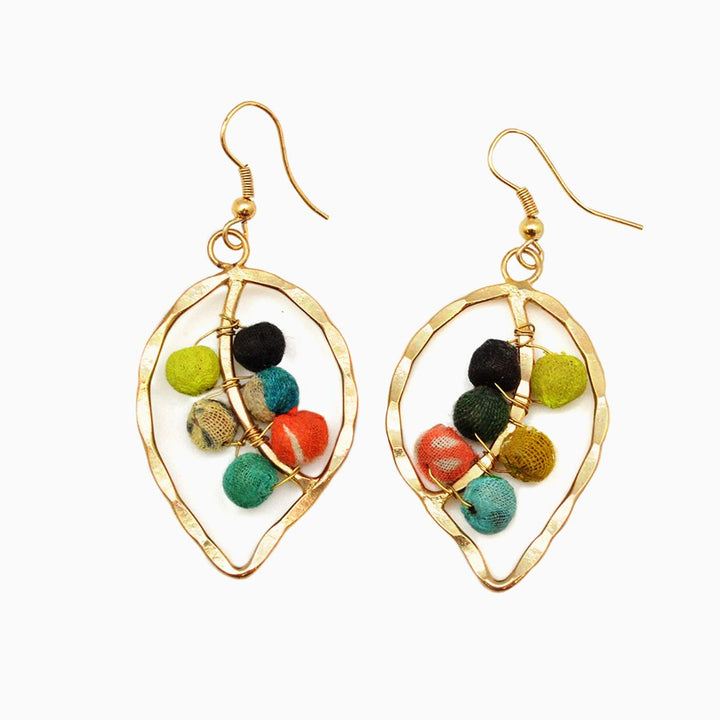 Aasha Leaf Earrings