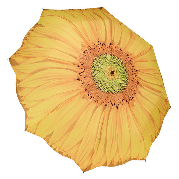 Floral Reverse Close Folding Umbrella