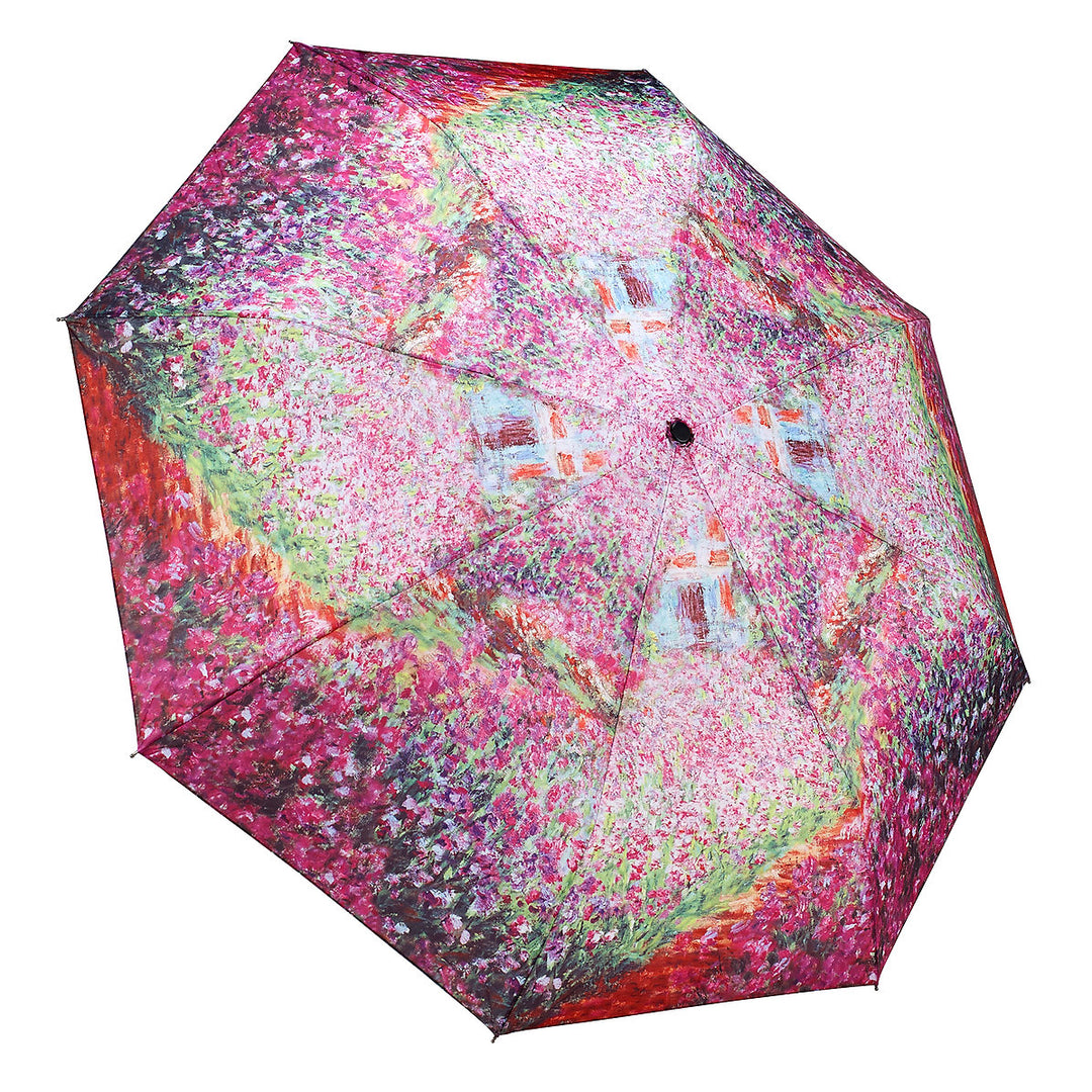 Art Inspired Reverse Close Folding Umbrella