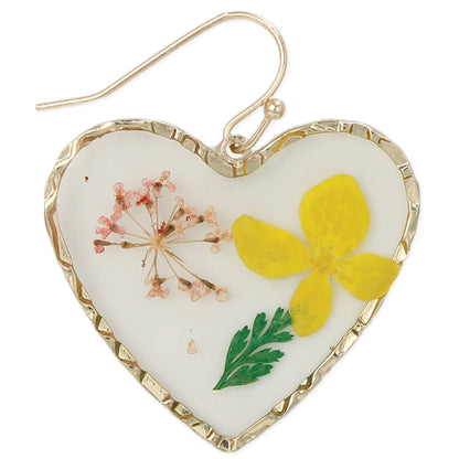 Pressed Flowers Earring Collection
