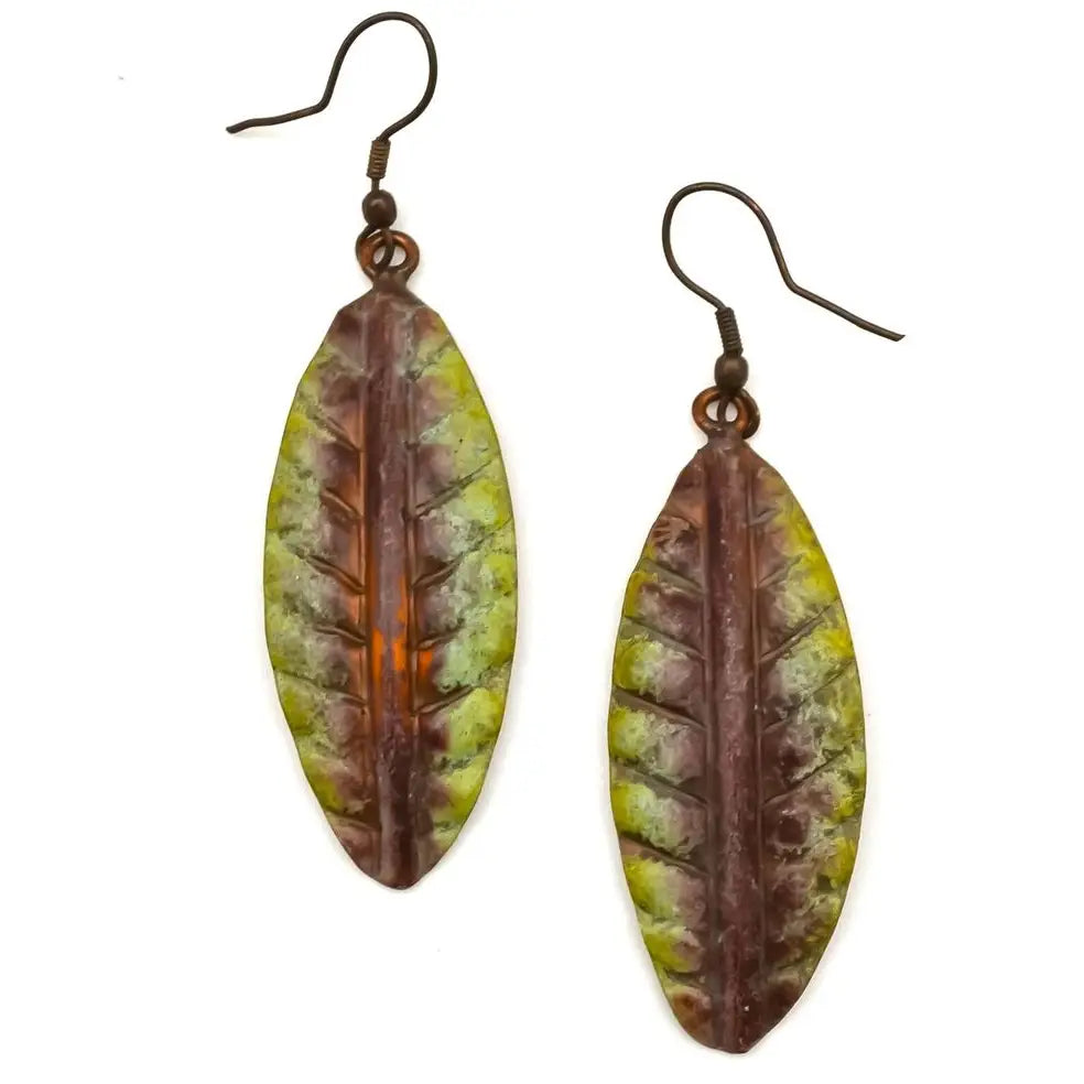 Anju New Copper Patina Earrings