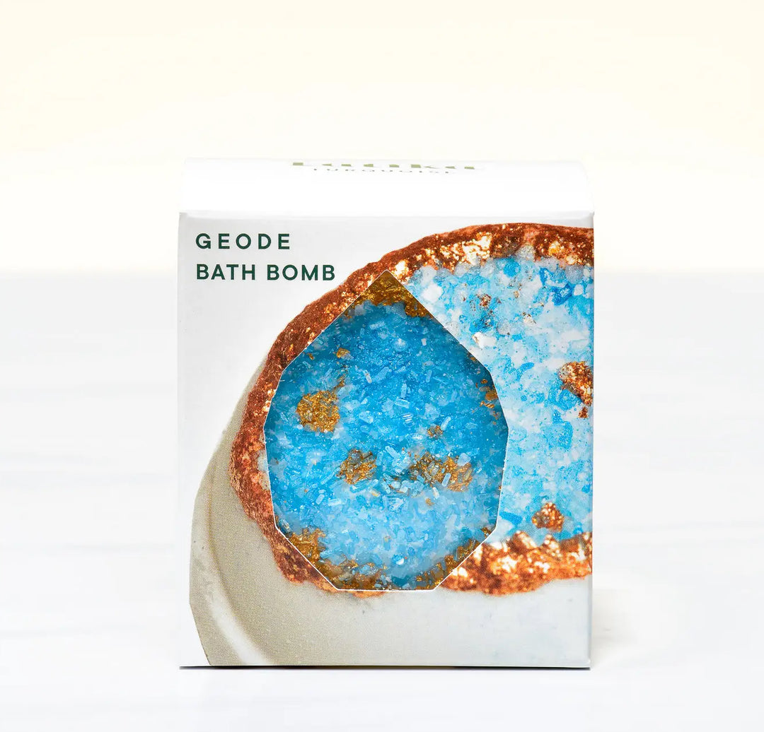 Boxed Geode Bath Bomb - Turquoise