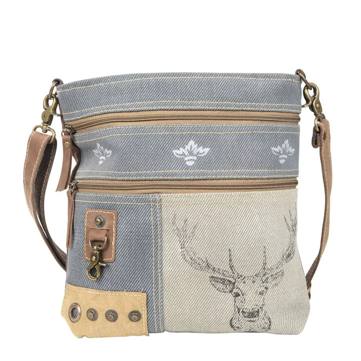 Deer Patch Print Crossbody