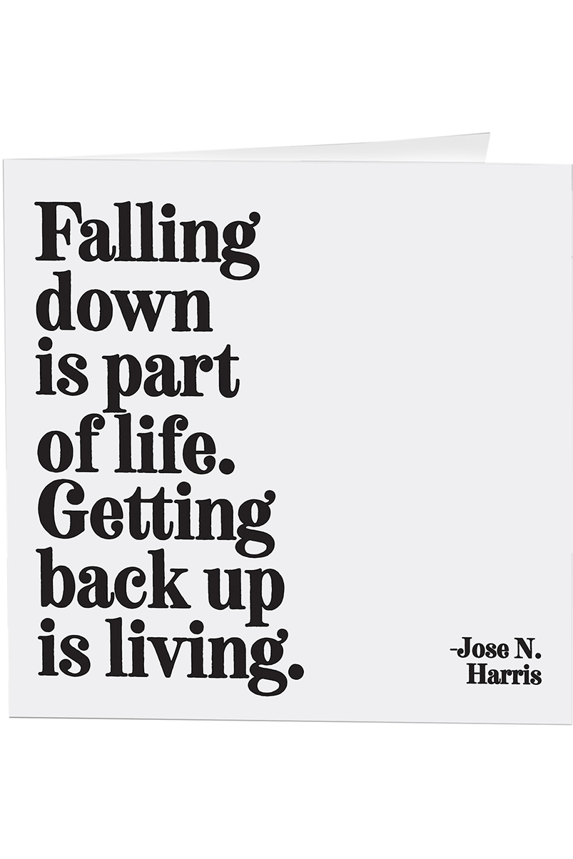 Quotable Greeting Card - B&W