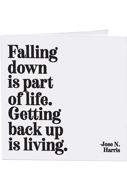 Quotable Greeting Card - B&W