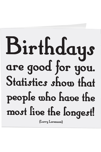 Quotable Greeting Card - B&W