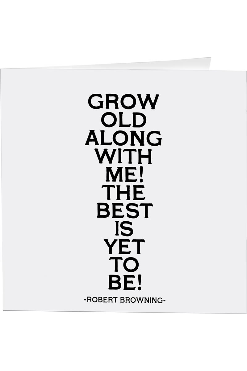 Quotable Greeting Card - B&W