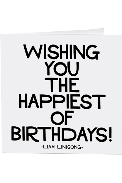 Quotable Greeting Card - B&W