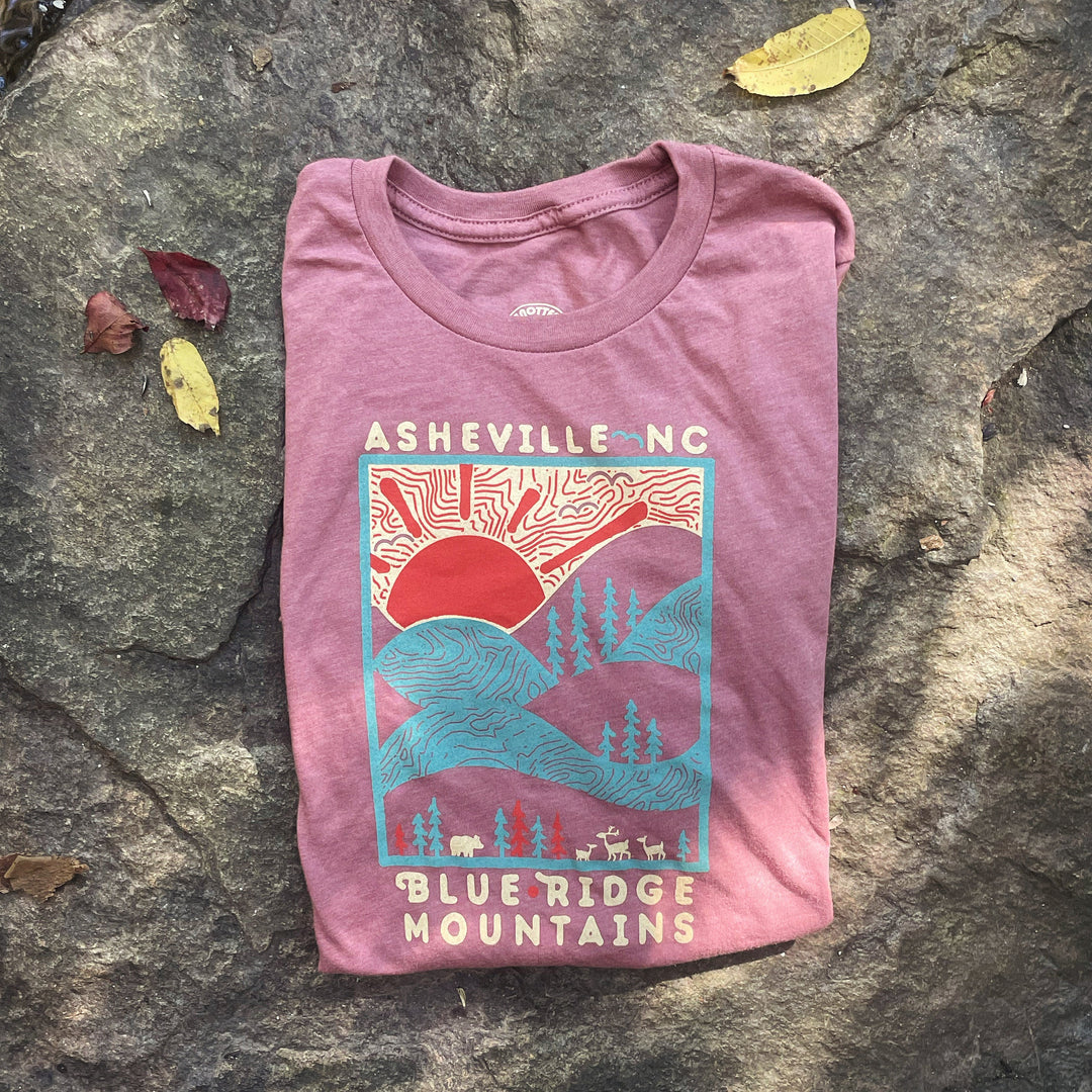 'A Day In The Blue Ridge Mountains' L/S Top