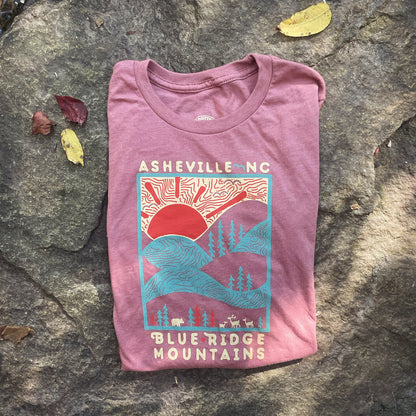 'A Day In The Blue Ridge Mountains' L/S Top