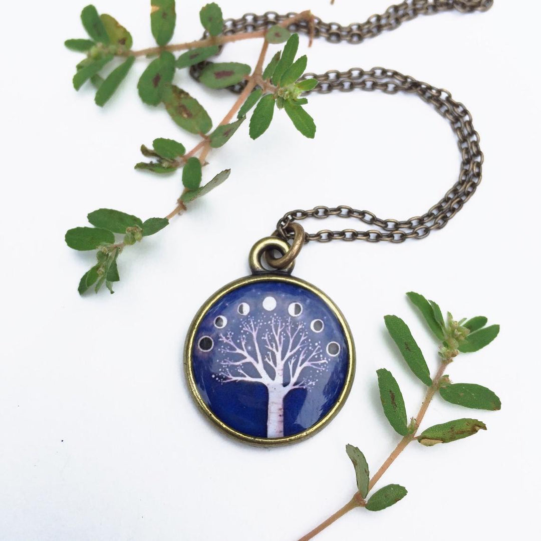 Seed & Sky Moon Phase Necklace