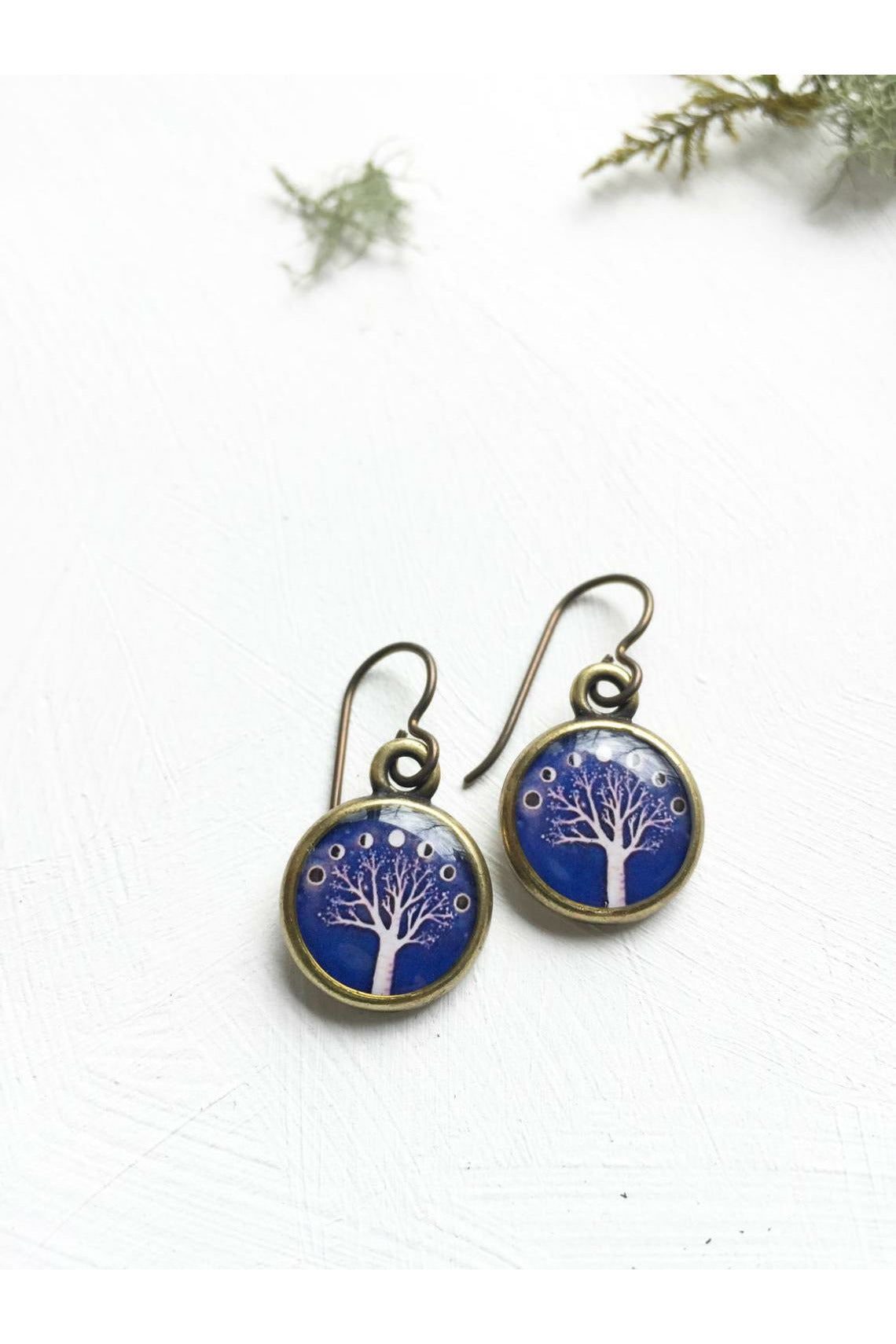 Seed & Sky Moon Phase Earrings
