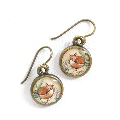 Seed & Sky Fox Earrings