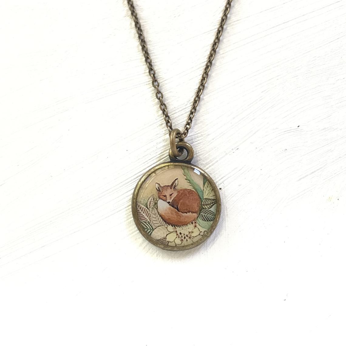 Seed & Sky Fox Necklace