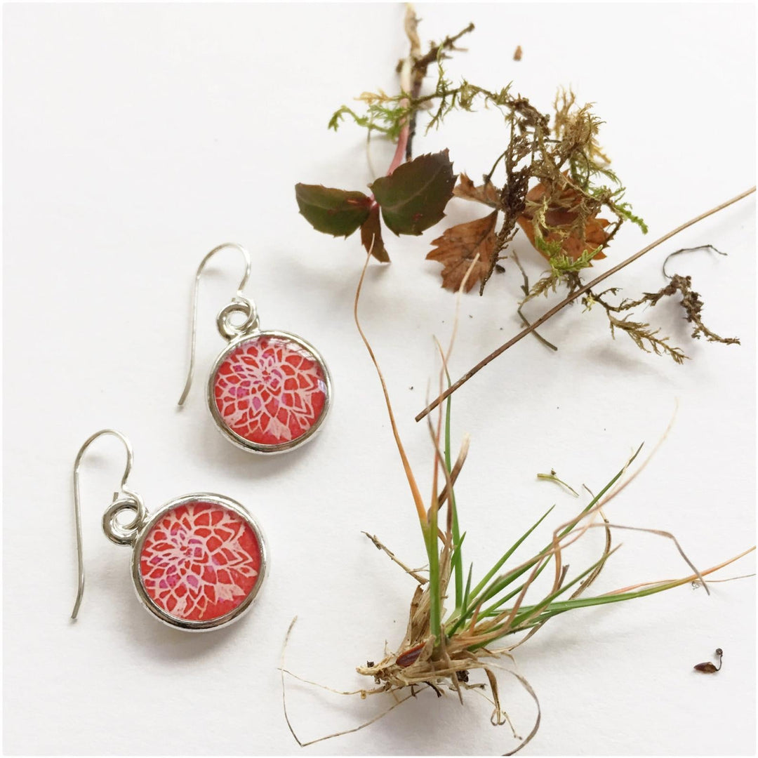 Seed & Sky Dahlia Earrings
