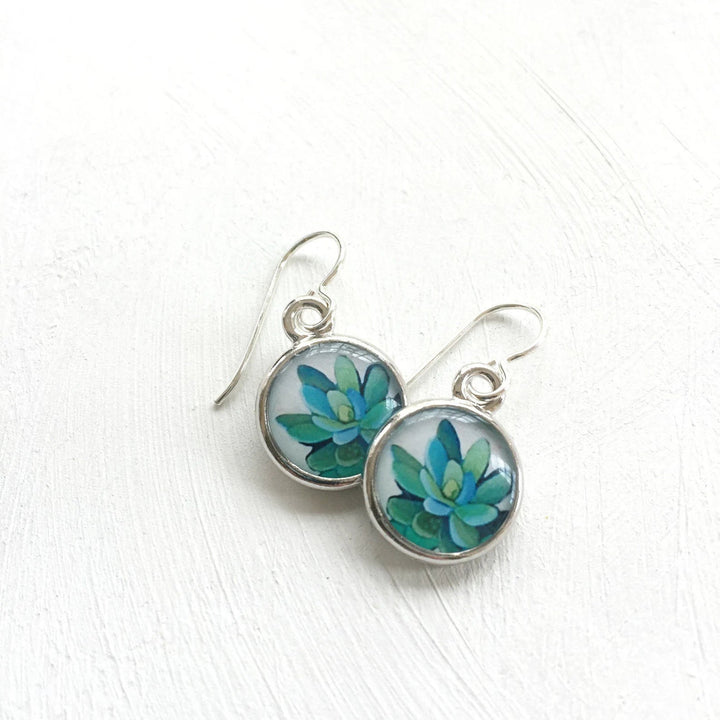 succulent earrings Seed & Sky Succulent Earring – Charmed Boutique