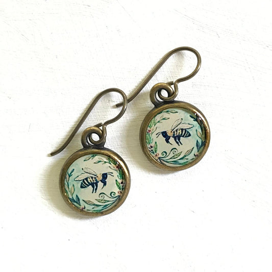 Seed & Sky Bee Earrings