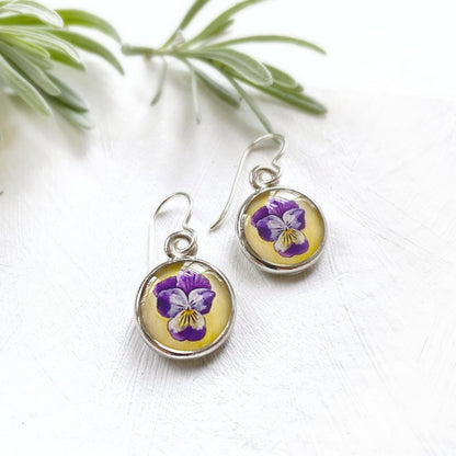 Seed & Sky 'Pansy' Earrings