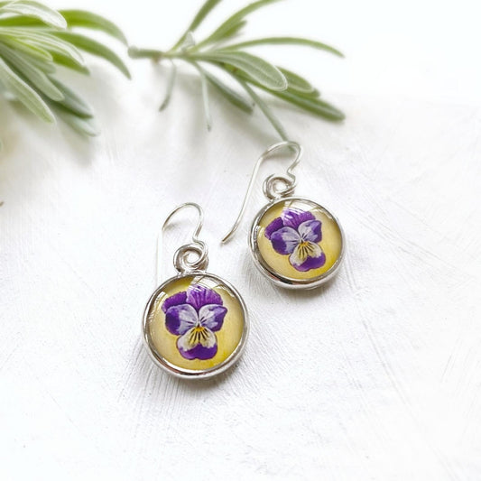 Seed & Sky 'Pansy' Earrings