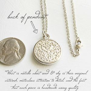 Seed & Sky Peacock Necklace