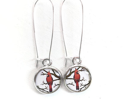 Seed & Sky Cardinal Earrings