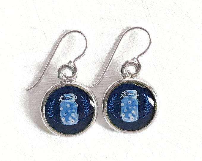 Seed & Sky Jar Earrings