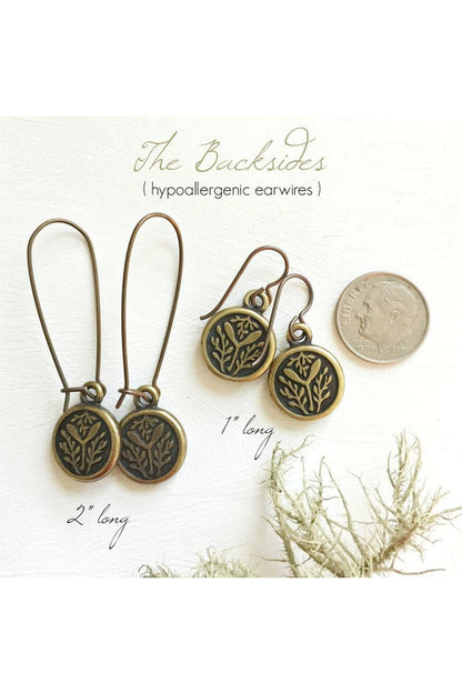 Seed & Sky Black Cat Earrings