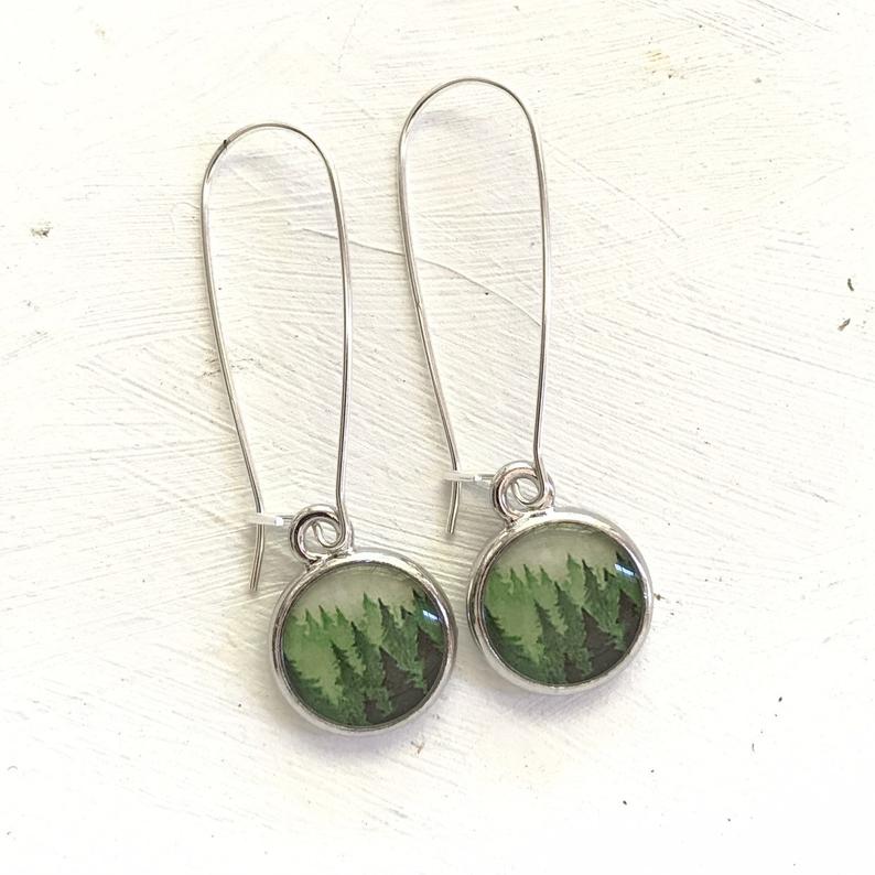 Seed & Sky Forest Earrings