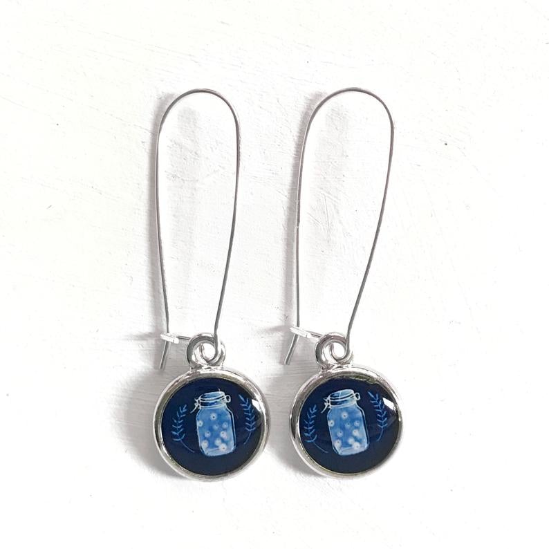 Seed & Sky Jar Earrings