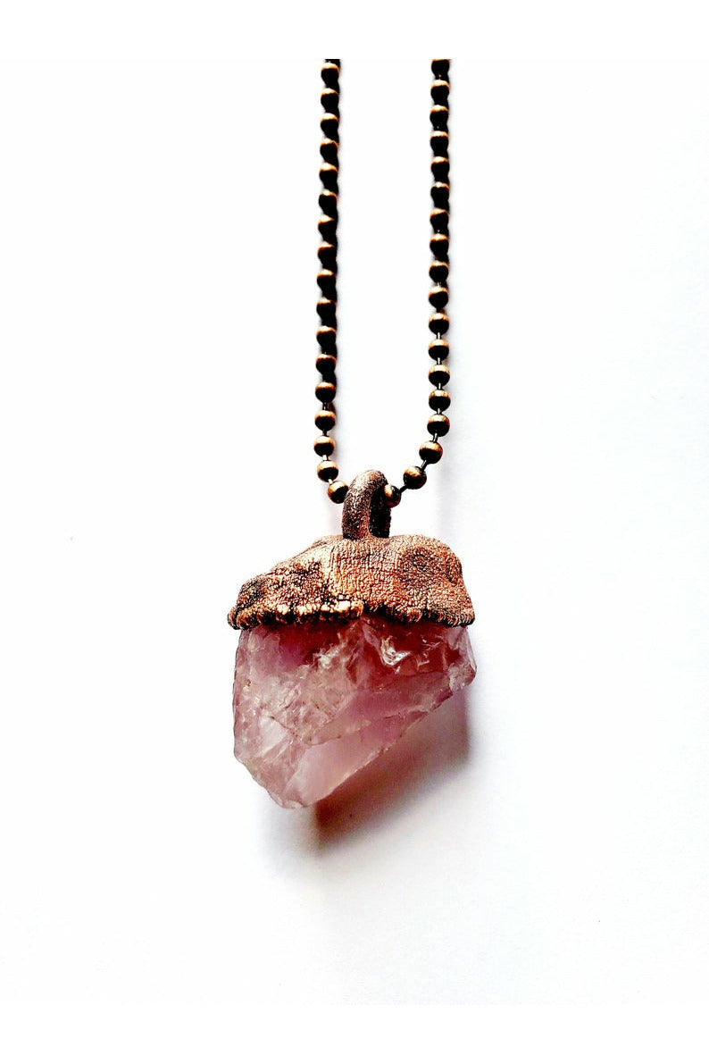 Merging Metals Ball Chain Necklace