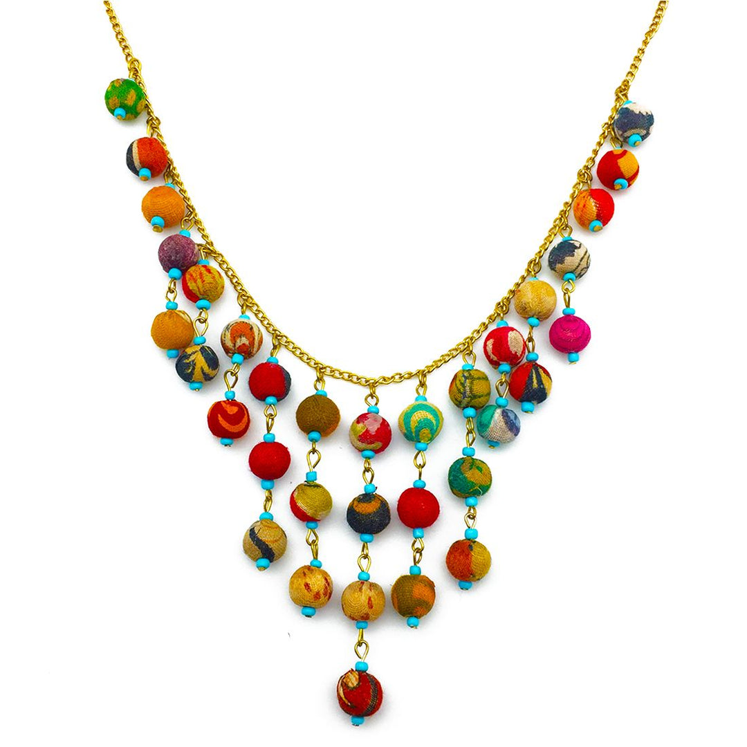 Aasha Beads Bib Necklace