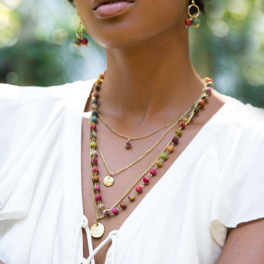 Aasha Strand Layered Necklace