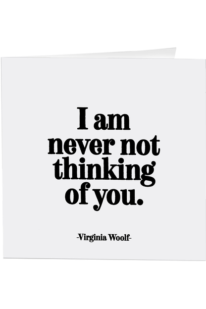 Quotable Greeting Card - B&W