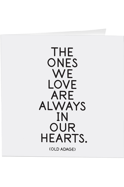 Quotable Greeting Card - B&W