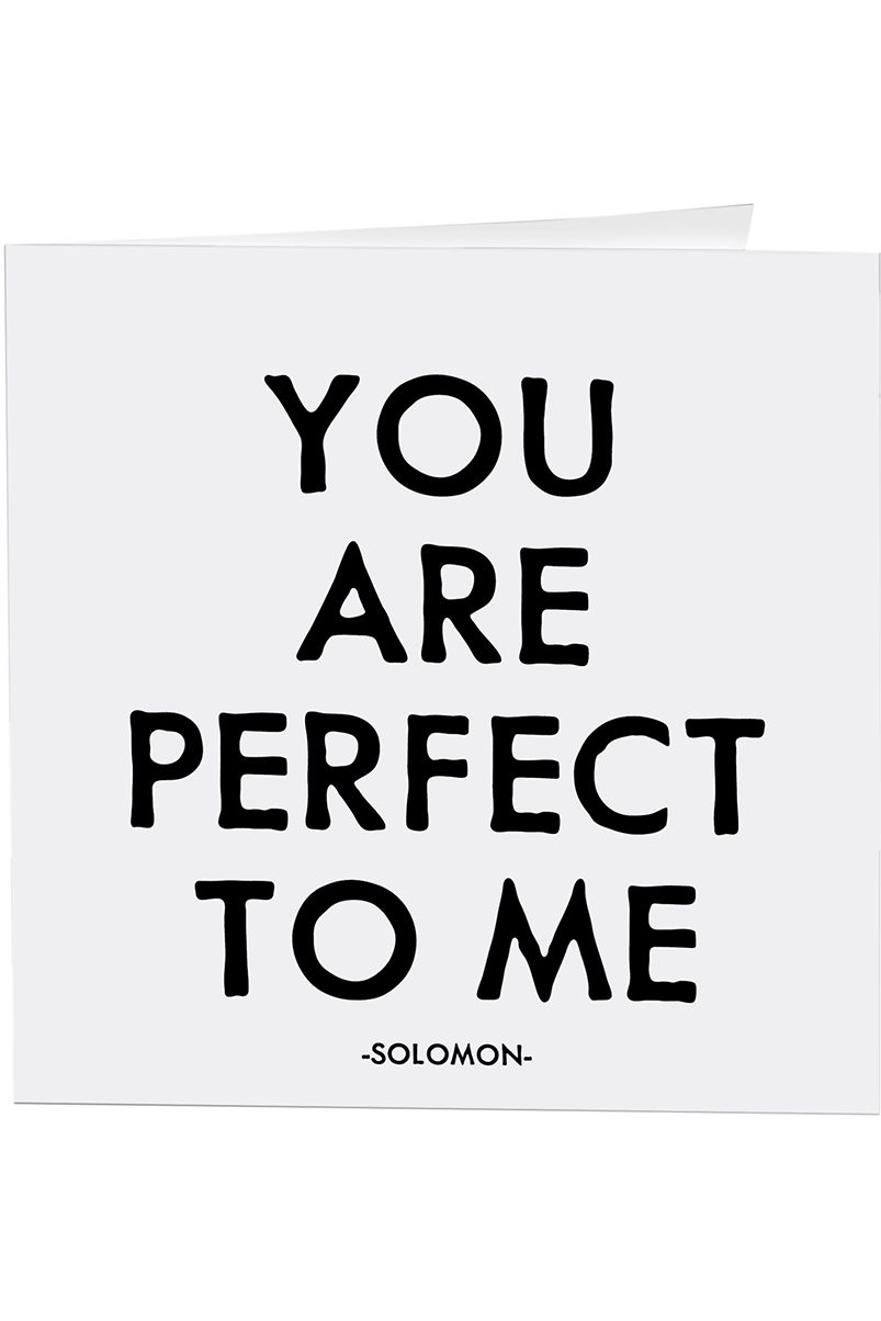 Quotable Greeting Card - B&W