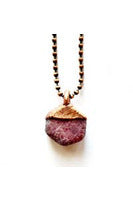 Merging Metals Ball Chain Necklace