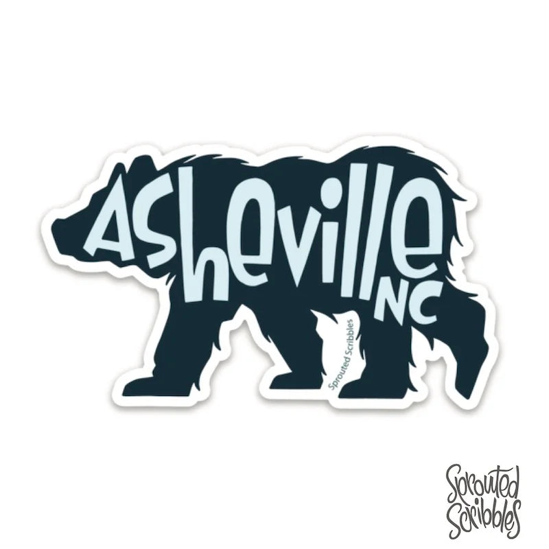 Asheville Black Bear Sticker