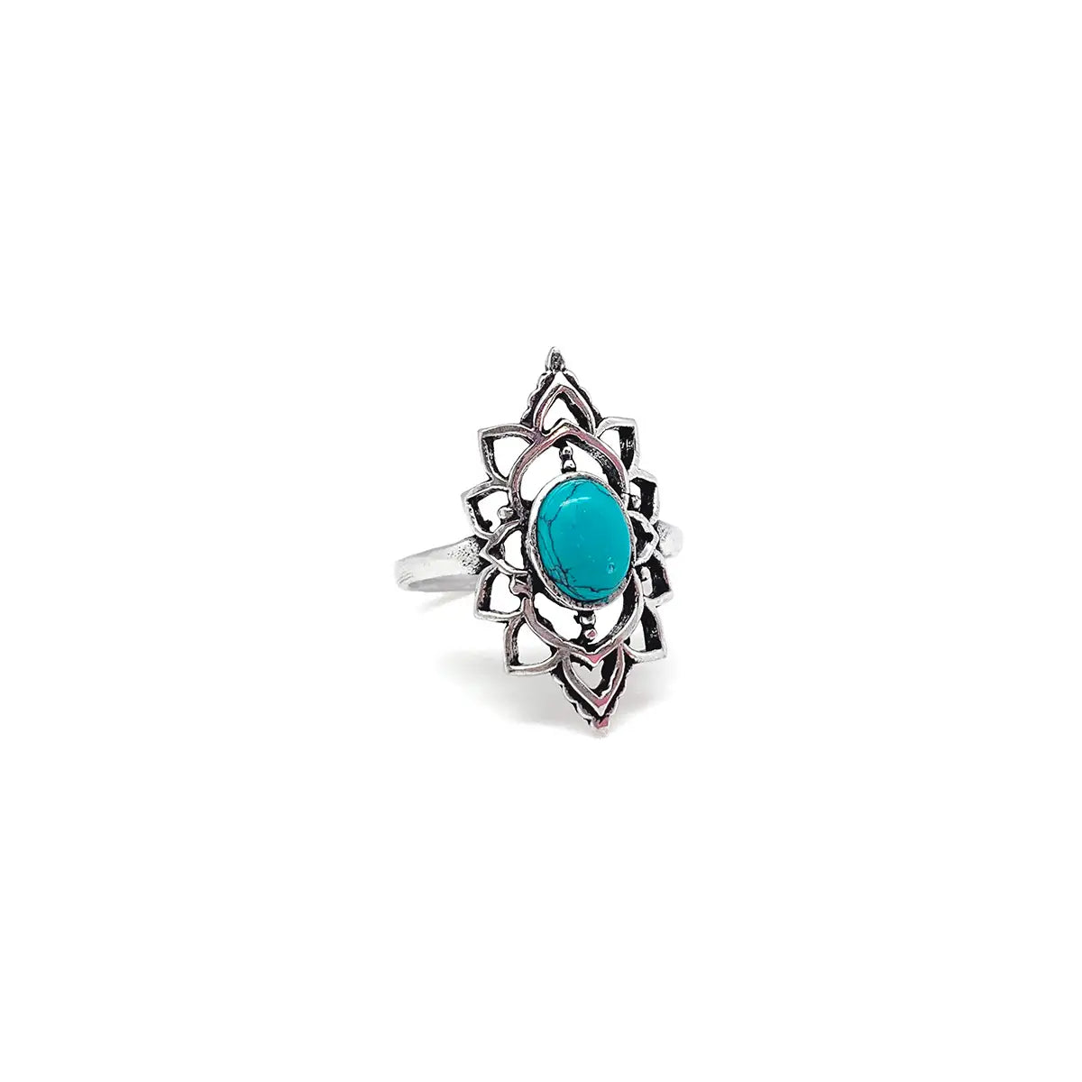 Dainty Gemstone Ring - Silver