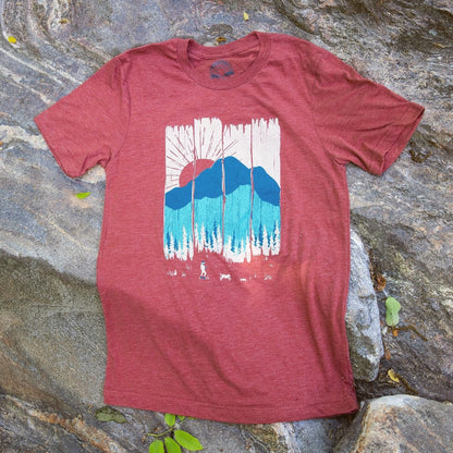 Asheville Summer Mountain Tee