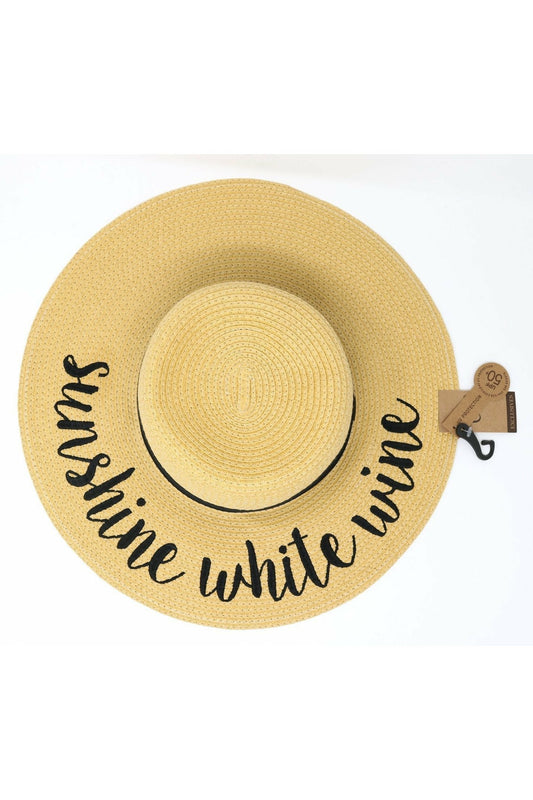 Embroidered Sun Hat