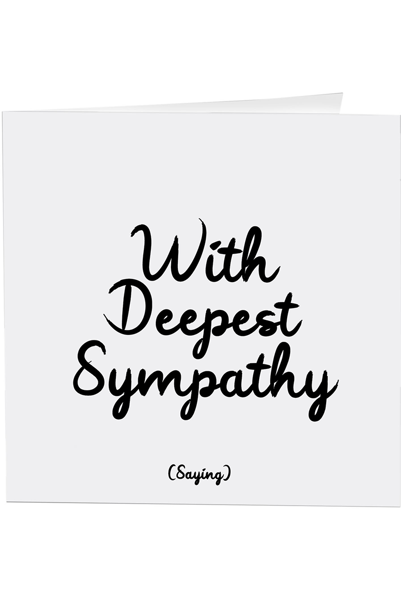Quotable Greeting Card - B&W