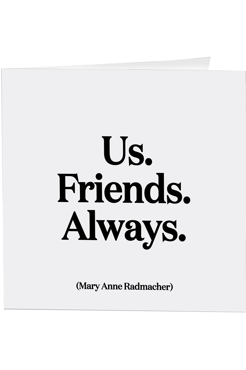 Quotable Greeting Card - B&W