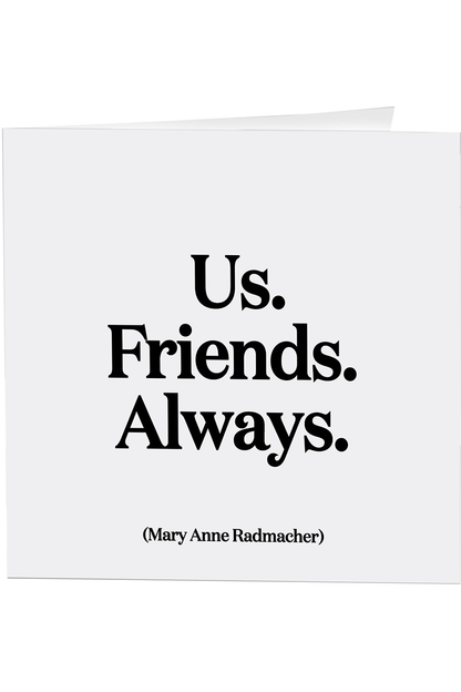 Quotable Greeting Card - B&W