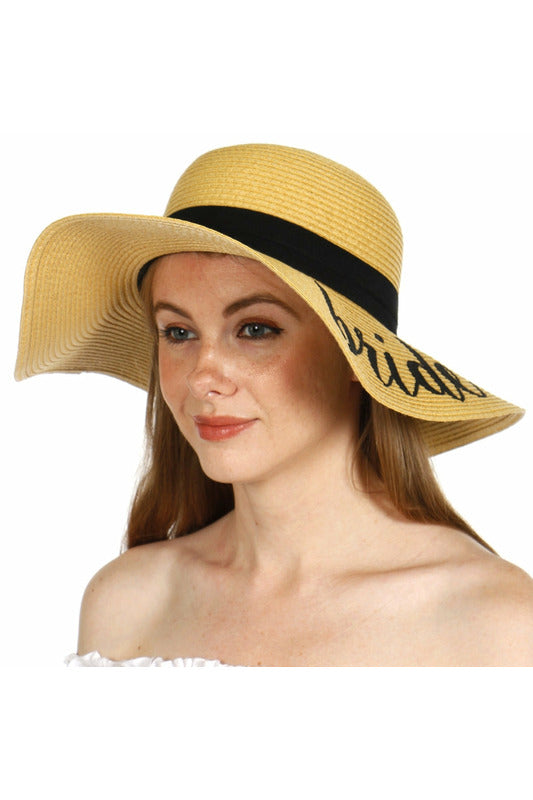 Embroidered Sun Hat