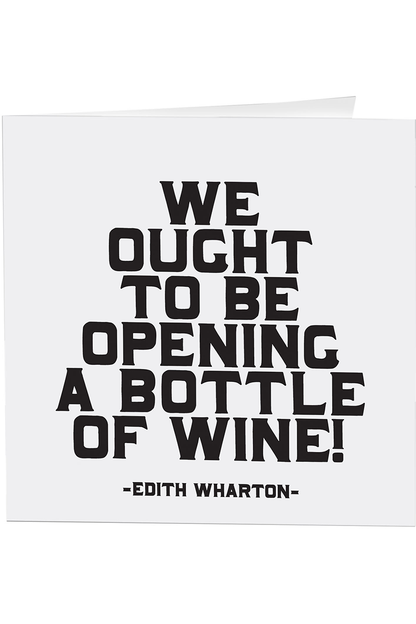 Quotable Greeting Card - B&W
