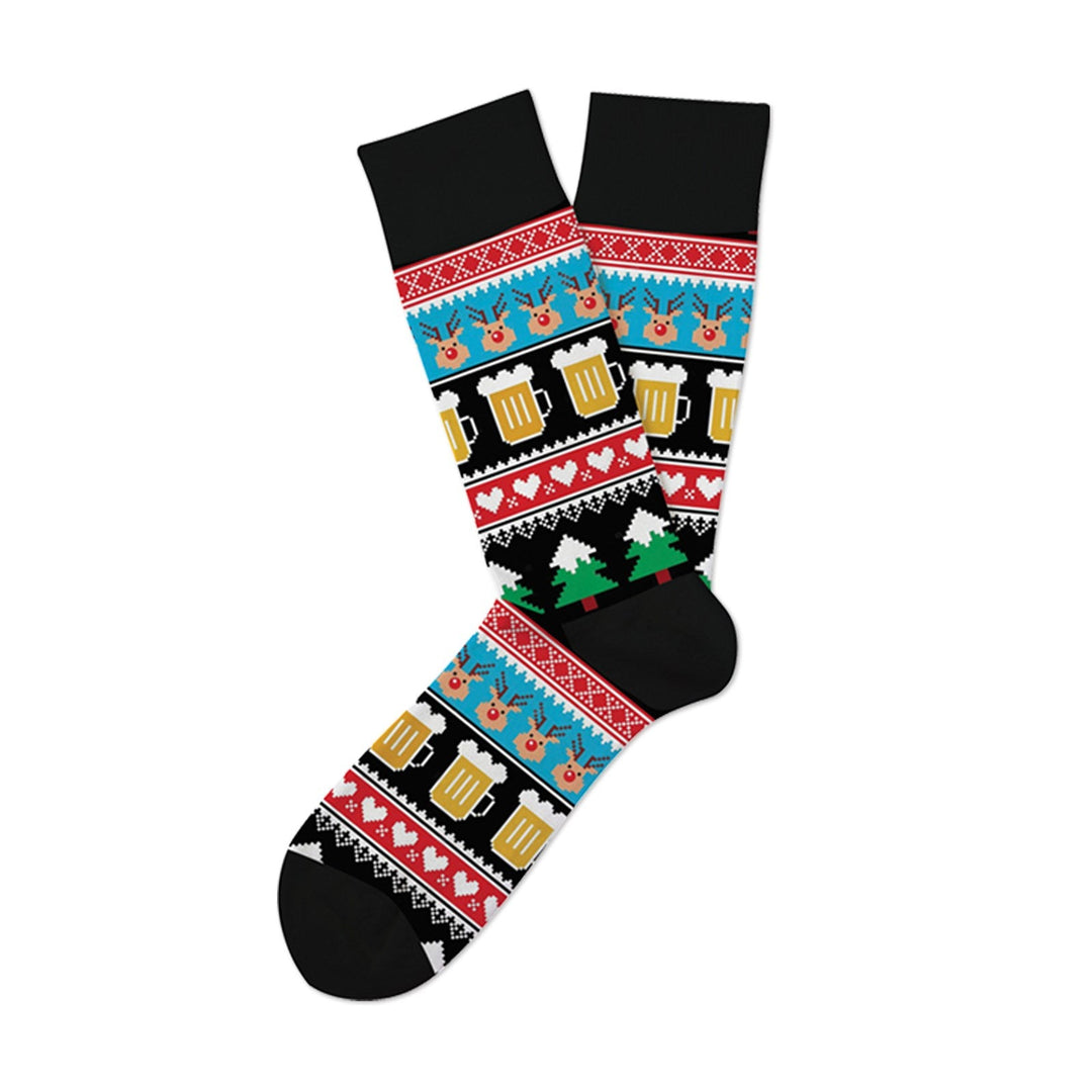 'Beer Fairisle' Christmas Socks