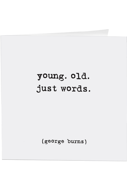Quotable Greeting Card - B&W